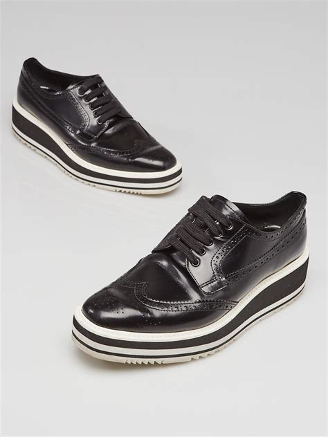 prada wingtip platform sneakers